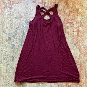 Maroon Dress